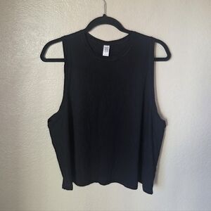 Spanx Activewear Tank Top Black Size Large